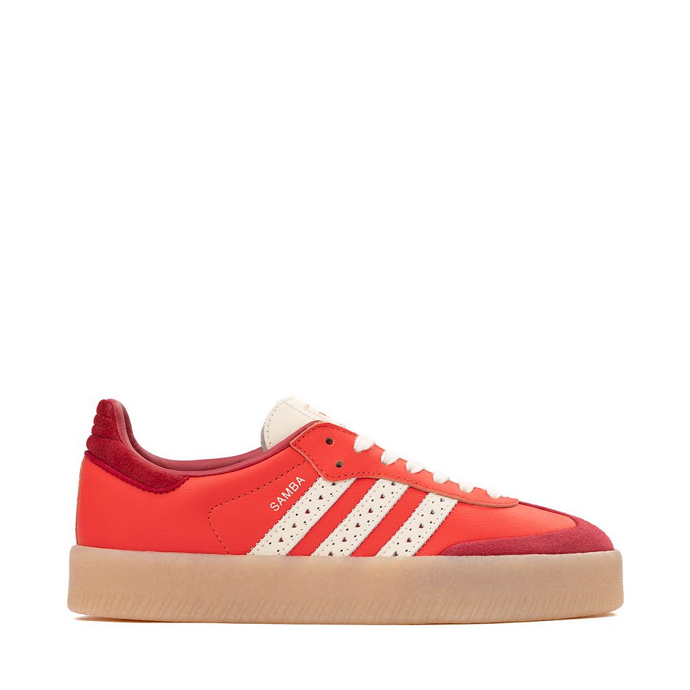 Womens adidas Sambae Athletic Shoe - Red / Cream