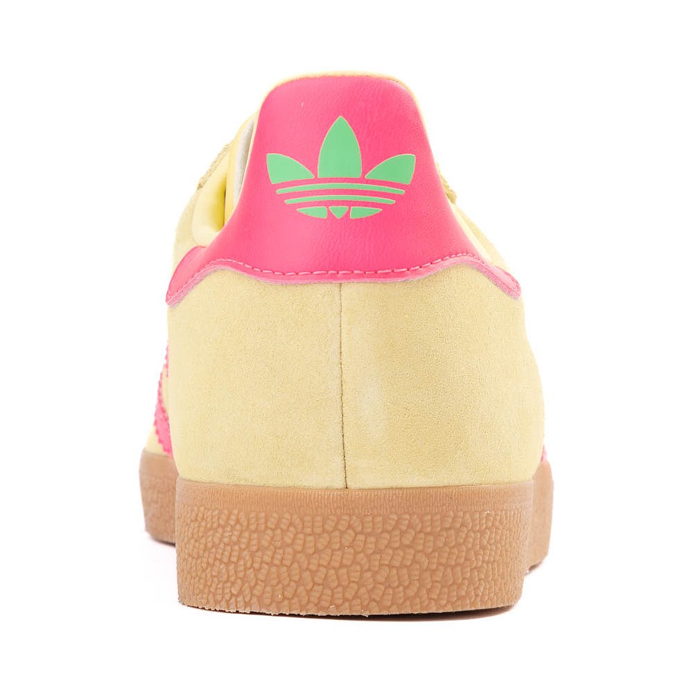 pink and yellow adidas