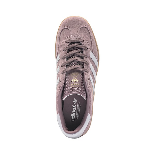 alternate view Womens adidas Gazelle Indoor Athletic Shoe - Shadow Fig / Cloud White / GumALT2