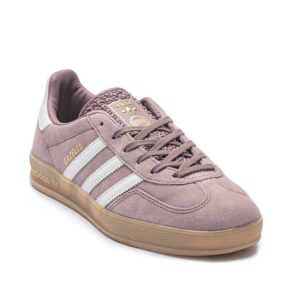 alternate view Womens adidas Gazelle Indoor Athletic Shoe - Shadow Fig / Cloud White / GumALT5