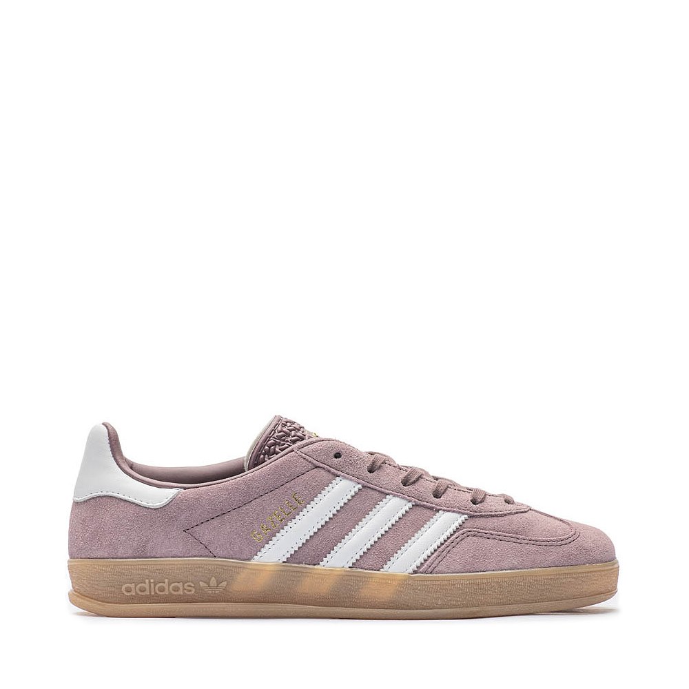 Womens adidas Gazelle Indoor Athletic Shoe - Shadow Fig / Cloud White / Gum