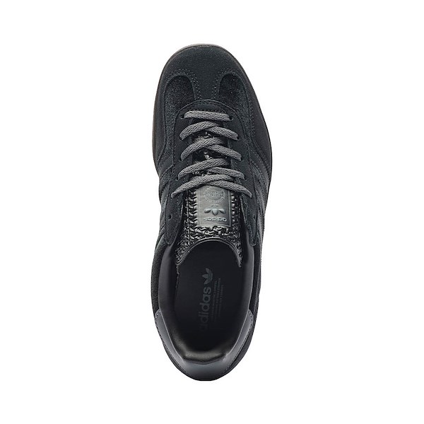 alternate view Womens adidas Gazelle Indoor Athletic Shoe - Core Black / Carbon / Grey FiveALT2