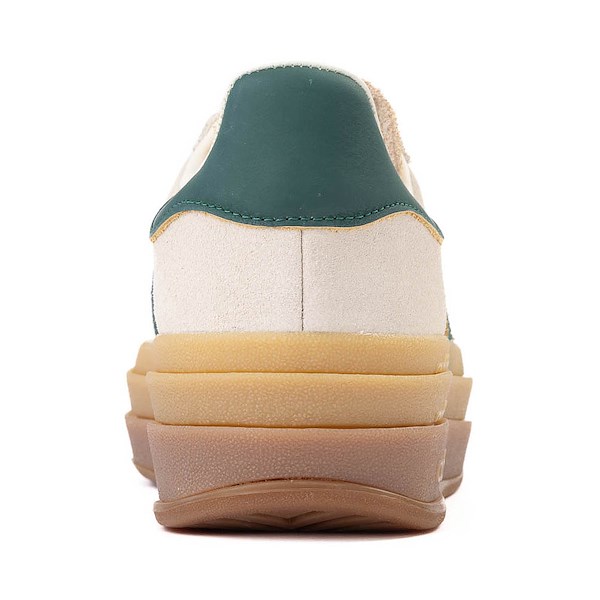 alternate view Womens adidas Gazelle Bold Athletic Shoe - Cream White / Collegiate Green / Magic BeigeALT4