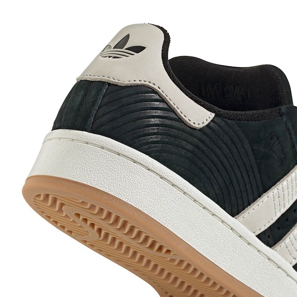 alternate view Womens adidas Campus '00s Athletic Shoe - Core Black / Cream White / GumALT4B