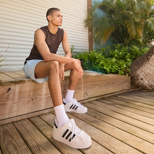 alternate view adidas Superstar II Athletic Shoe - White / Core Black / WhiteALT1B