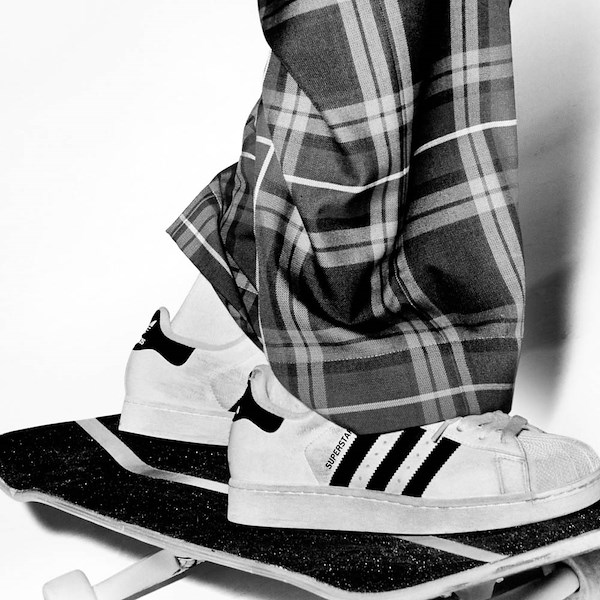 alternate view Chaussure athlétique adidas Superstar II - Blanche / NoireALT1C