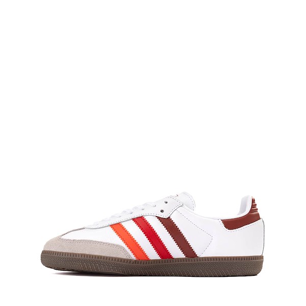 alternate view adidas Samba OG Athletic Shoe - Big Kid - White / Bright Red / Better ScarletALT1