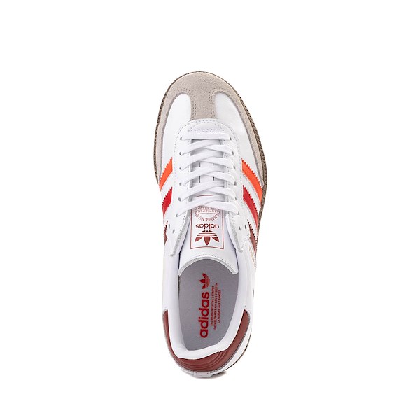 alternate view adidas Samba OG Athletic Shoe - Big Kid - White / Bright Red / Better ScarletALT2