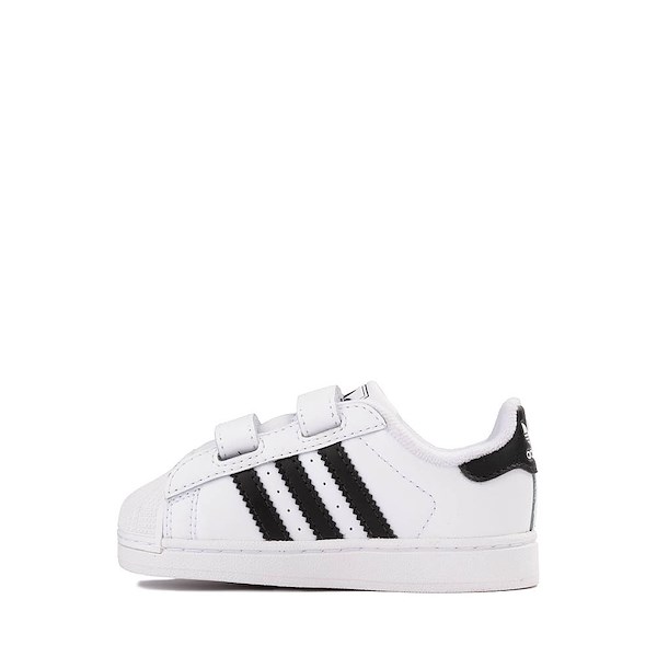 alternate view adidas Superstar II Comfort Closure Athletic Shoe - Baby / Toddler - Cloud White / Core Black / Cloud WhiteALT1