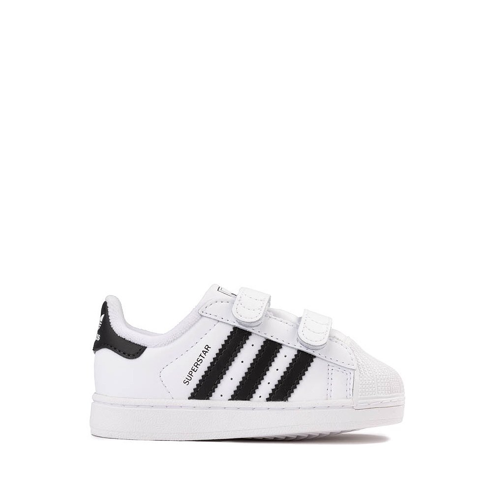 adidas Superstar II Comfort Closure Athletic Shoe - Baby / Toddler - Cloud White / Core Black / Cloud White