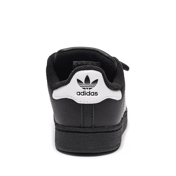 alternate view adidas Superstar II Comfort Closure Athletic Shoe - Baby / Toddler - Core Black / Cloud White / Core BlackALT4