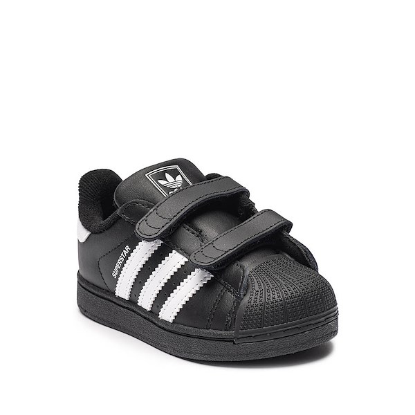 alternate view adidas Superstar II Comfort Closure Athletic Shoe - Baby / Toddler - Core Black / Cloud White / Core BlackALT5