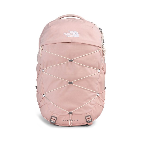 Womens The North Face Borealis Backpack - Pink Moss Dark Heather / Gardinia White