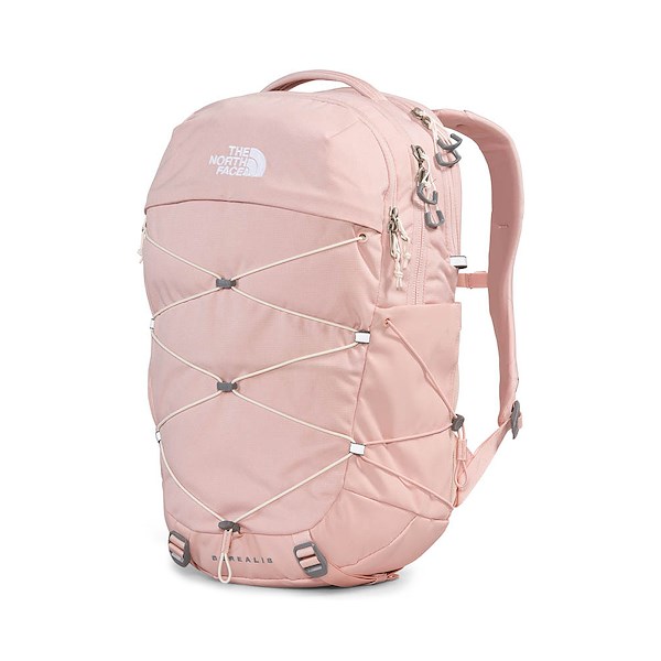 Womens The North Face Borealis Backpack - Pink Moss Dark Heather / Gardinia White