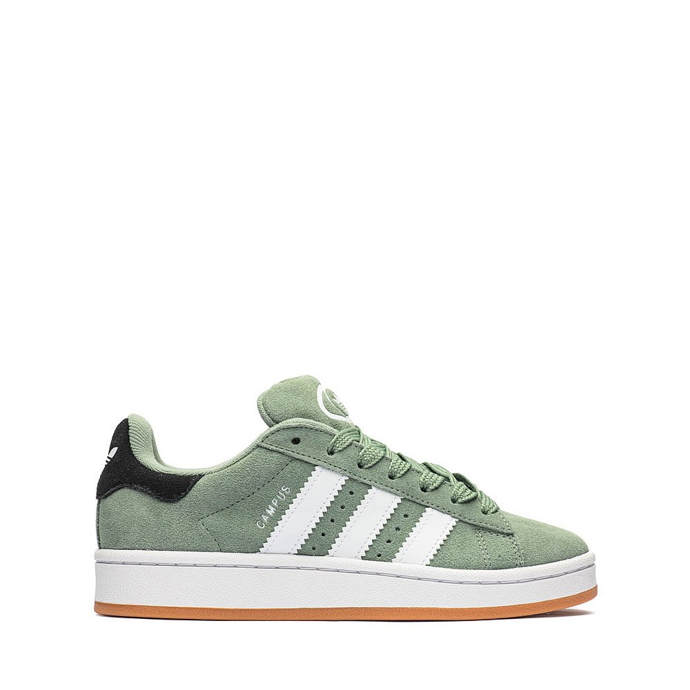 adidas Campus '00s Athletic Shoe - Big Kid - Silver Green / White / Gum