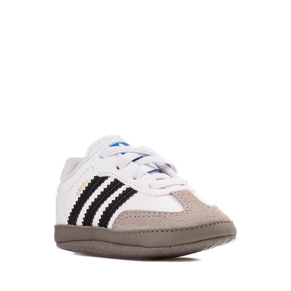 alternate view adidas Samba Crib Shoe - Baby - White / Core Black / Clear GraniteALT5
