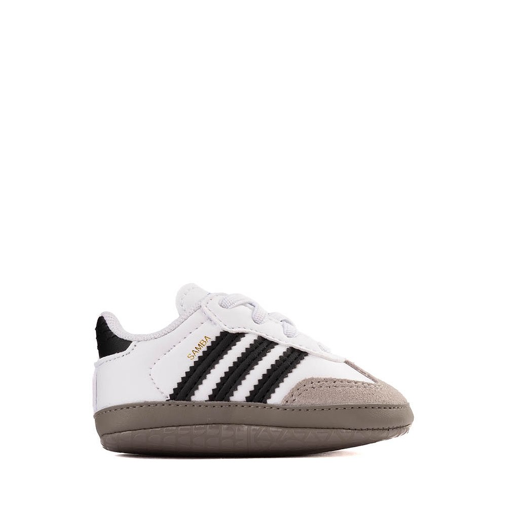 adidas Samba Crib Shoe - Baby - White / Core Black / Clear Granite
