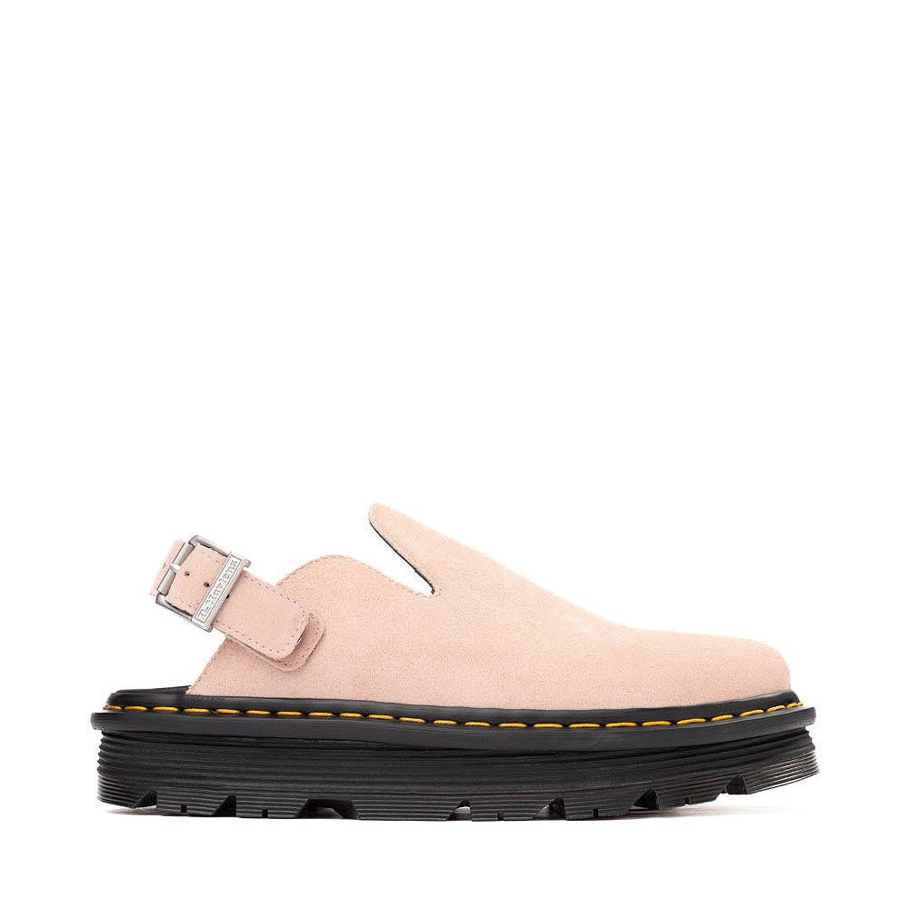 Mule à plateforme Dr. Martens Zebzag - Rose pâle