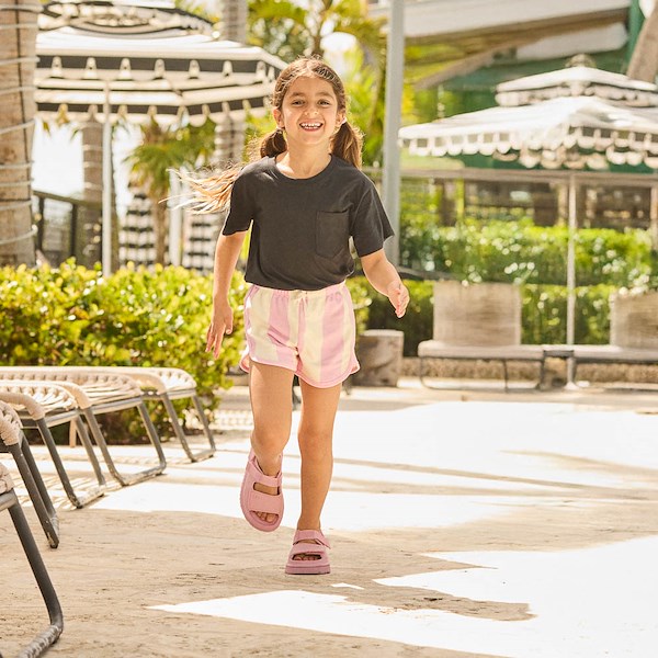 alternate view UGG® Goldenglow Sandal - Little Kid / Big Kid - Pink JadeALT1B