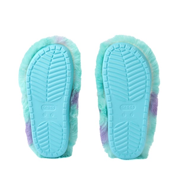 alternate view Disney and Pixar Monsters, Inc. Crocs Sulley Cozzzy Sandal - TurquoiseALT3