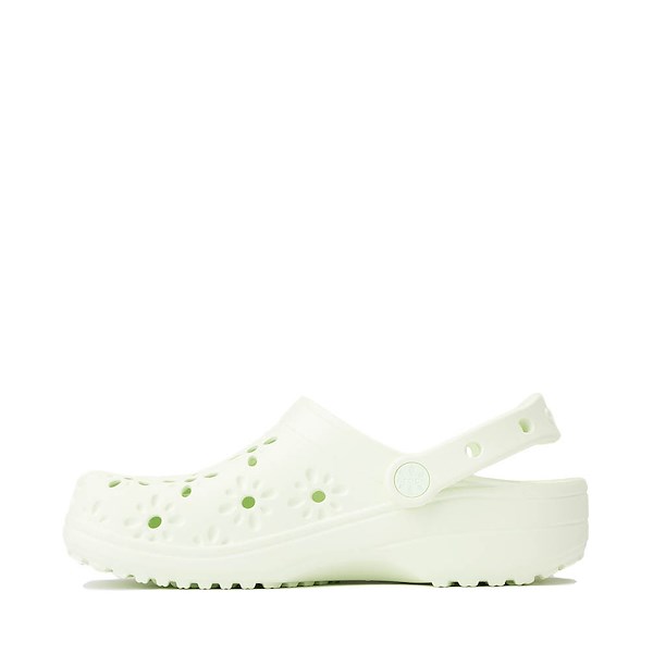 alternate view Crocs Classic Floral Cut-Out Clog - Jade TintALT1