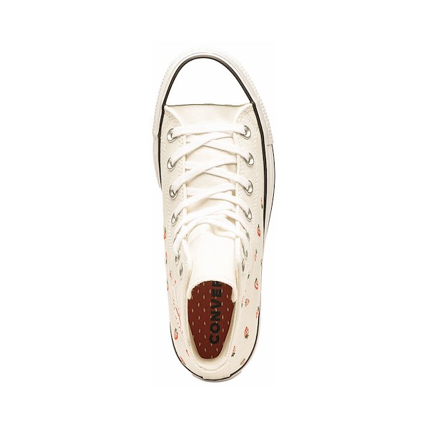 alternate view Basket Converse Chuck Taylor All Star Hi Lift pour femmes - Blanc cassé / FraisesALT2