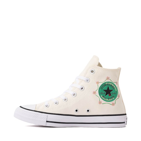 alternate view Converse Chuck Taylor All Star Hi Frog Garden Sneaker - EgretALT1