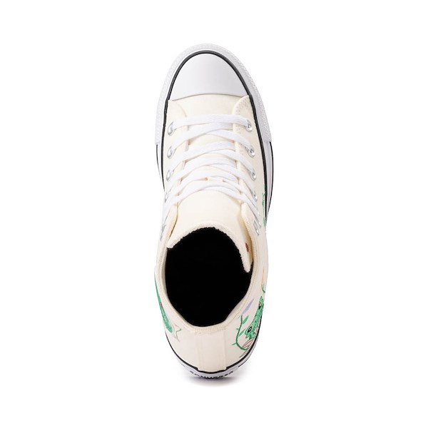 alternate view Converse Chuck Taylor All Star Hi Frog Garden Sneaker - EgretALT2