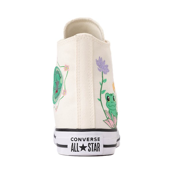 alternate view Converse Chuck Taylor All Star Hi Frog Garden Sneaker - EgretALT4