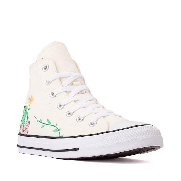 alternate view Converse Chuck Taylor All Star Hi Frog Garden Sneaker - EgretALT5