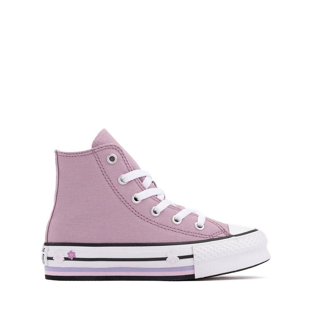 Converse Chuck Taylor All Star Lift Hi Flower Sneaker - Little Kid - Orchid