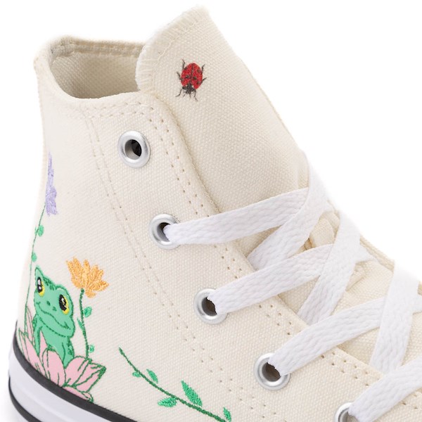 alternate view Converse Chuck Taylor All Star Hi Frog Garden Sneaker - Little Kid - EgretALT2B