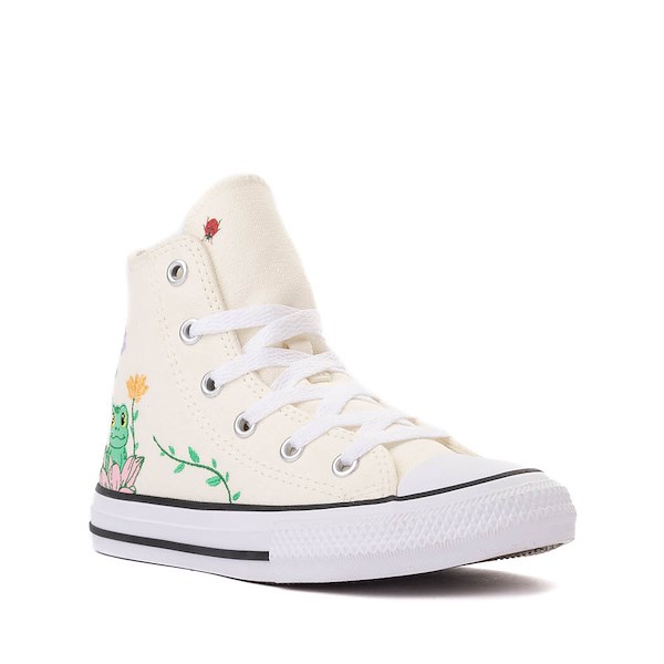 alternate view Converse Chuck Taylor All Star Hi Frog Garden Sneaker - Little Kid - EgretALT5