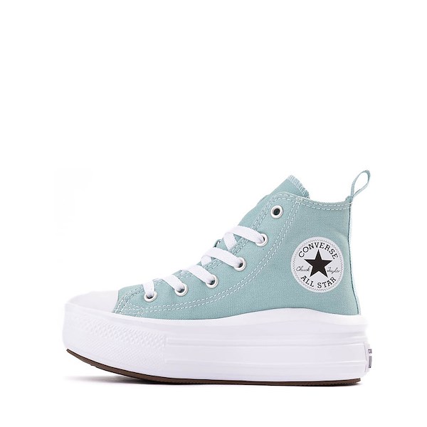 alternate view Converse Chuck Taylor All Star Move Color Pop Platform High-Top Sneaker - Little Kid - Vernal PoolALT1