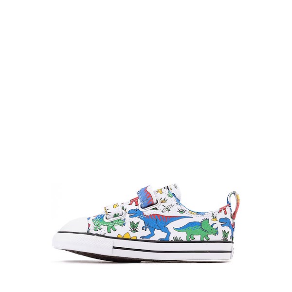 alternate view Converse Chuck Taylor All Star Dinocons Easy-On Low-Top Sneaker - Baby / Toddler - WhiteALT1