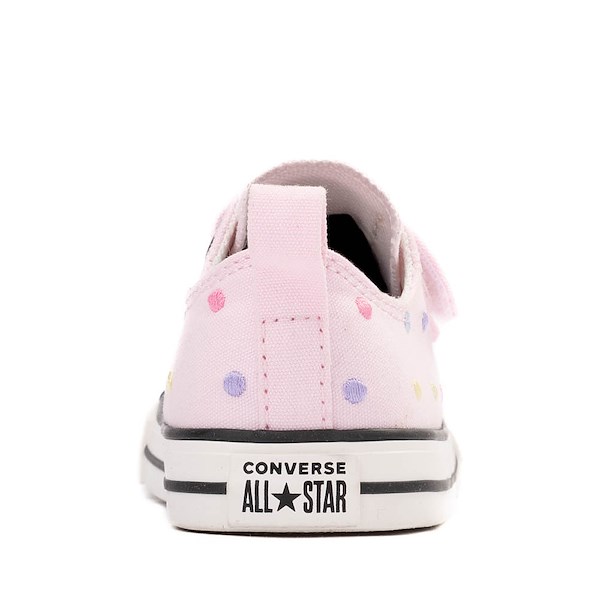 alternate view Converse Chuck Taylor All Star 2V Lo Sneaker - Baby / Toddler - Pink / Polka DotsALT4