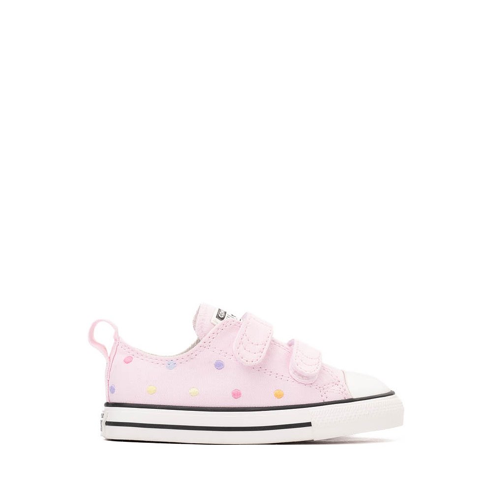 Converse Chuck Taylor All Star 2V Lo Sneaker - Baby / Toddler - Pink / Polka Dots