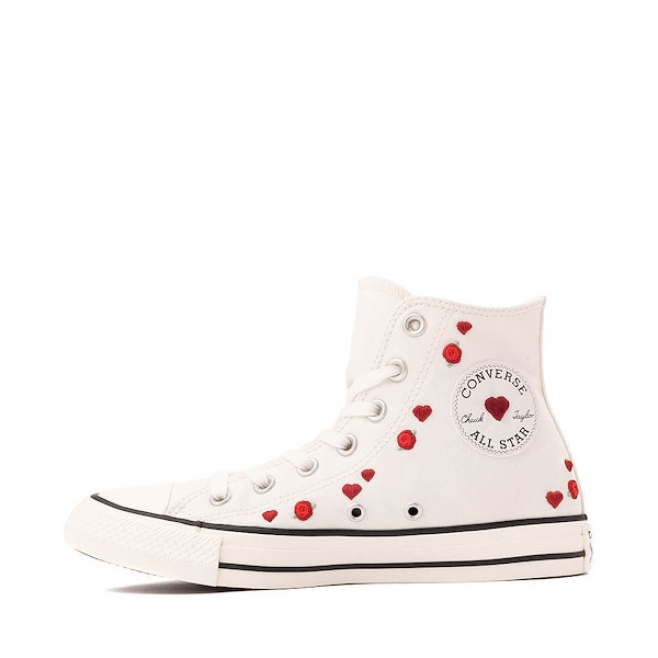 alternate view Converse Chuck Taylor All Star Hi Hearts And Roses Sneaker - WhiteALT1