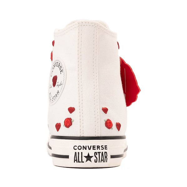 alternate view Basket Converse Chuck Taylor All Star Hi Coeurs et Roses - BlancheALT4