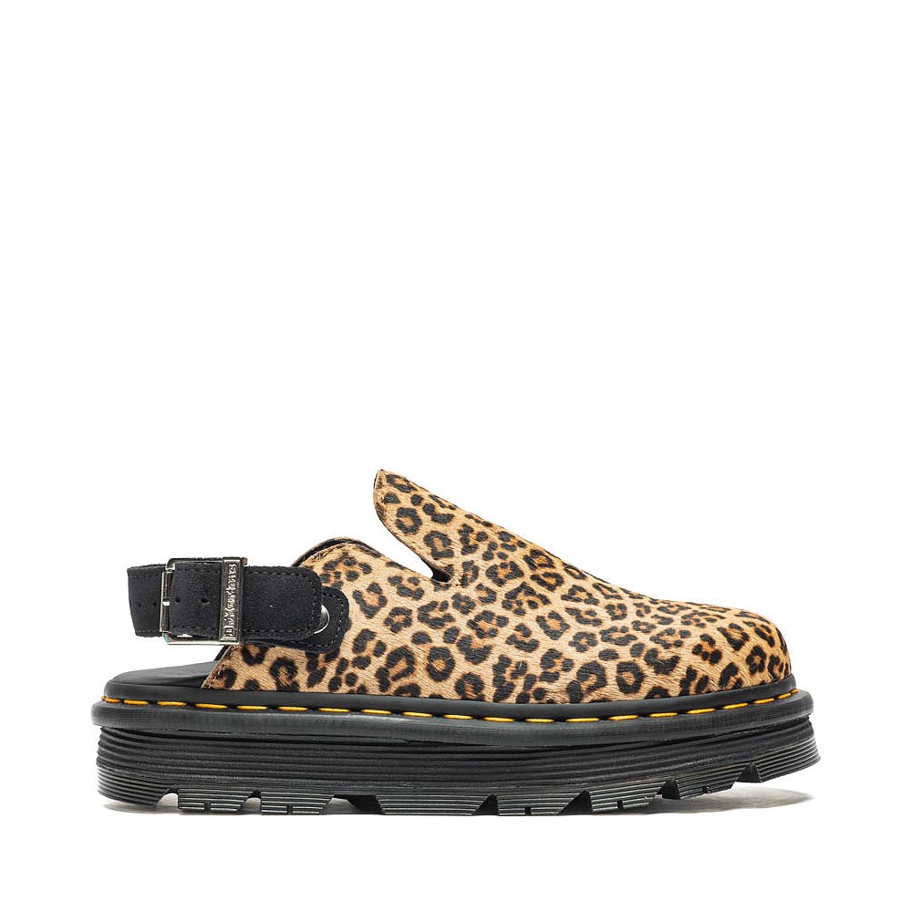 Dr. Martens Zebzag Platform Mule - Leopard