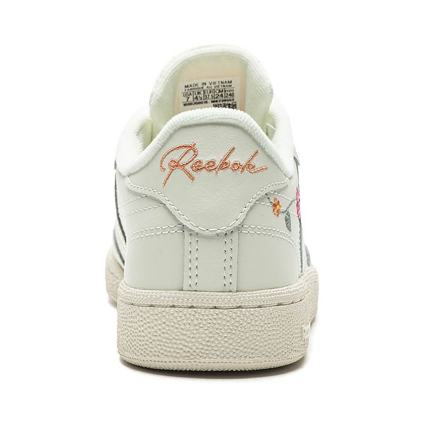 alternate view Womens Reebok Club C 85 Daisy Athletic Shoe - Bone / Pink / OrangeALT4