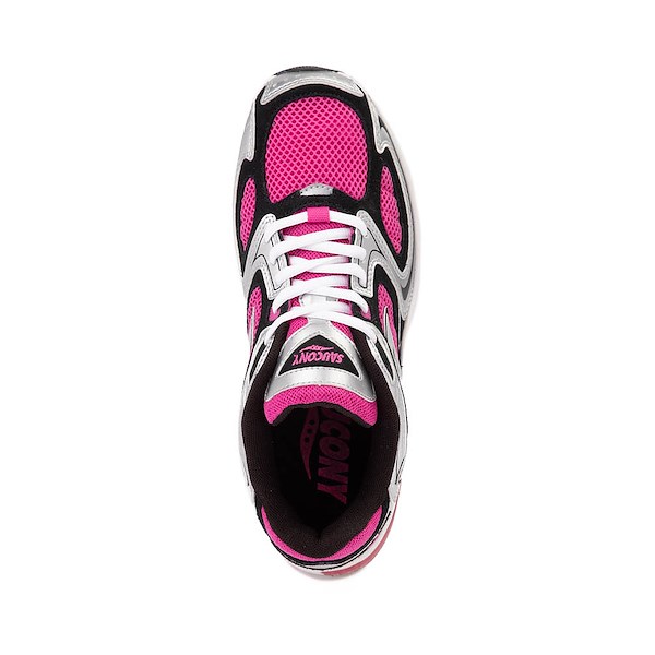 alternate view Saucony Grid Jazz 9 Athletic Shoe - Pink / SilverALT2