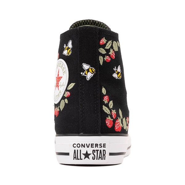 alternate view Converse Chuck Taylor All Star Hi Berries And Bees Sneaker - BlackALT4