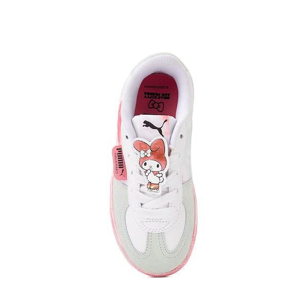 alternate view PUMA x Hello Kitty® & Friends Palermo Athletic Shoe - Little Kid / Big Kid - White / MulticolorALT2