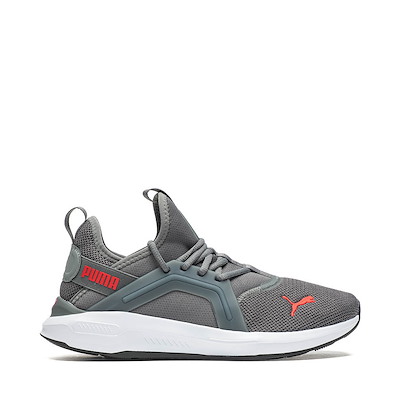 Mens PUMA Softride Enzo 5 Athletic Shoe - Cool Dark Gray / For All Time Red  | JourneysCanada