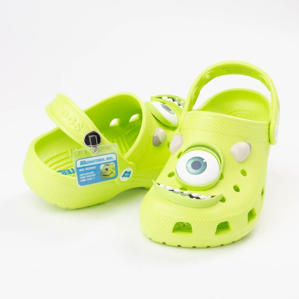 Sabot classique Crocs Mike Wazowski de Disney et Pixar Monstres, Inc. - Enfants / Junior - Vert