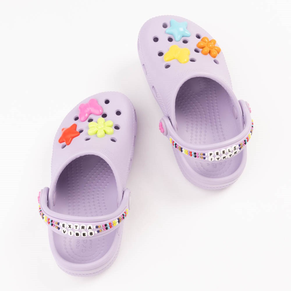 Crocs Classic Friendship Bracelet Clog - Baby / Toddler - Lavender