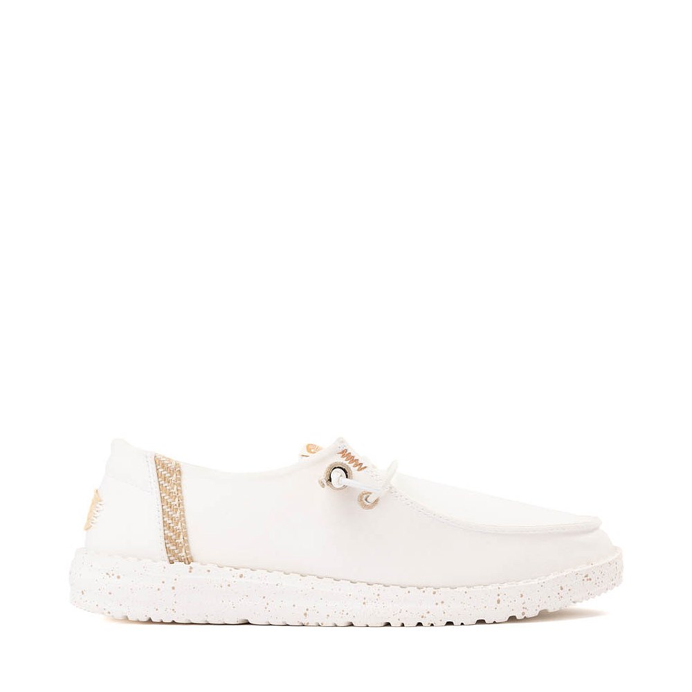 Womens HEYDUDE Wendy Elevated Basics Slip-On Casual Shoe - White