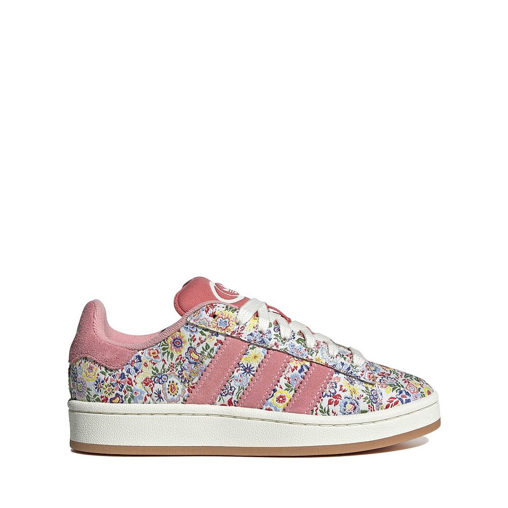 Chaussure athlétique adidas x Liberty London Campus '00s - Junior - Rose / Multicolore / Gomme