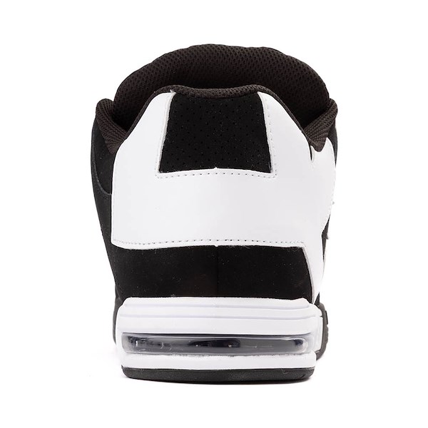 alternate view Mens DC Command Skate Shoe - Black / WhiteALT4